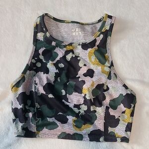 Camo Print Crop Top